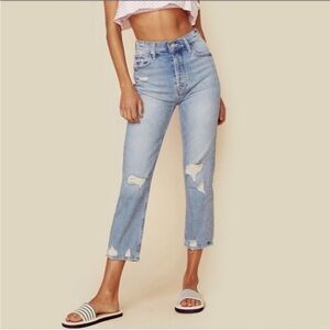 Mother The Tomcat The Confession Size 27 Spring Summer Denim Boho Distressed